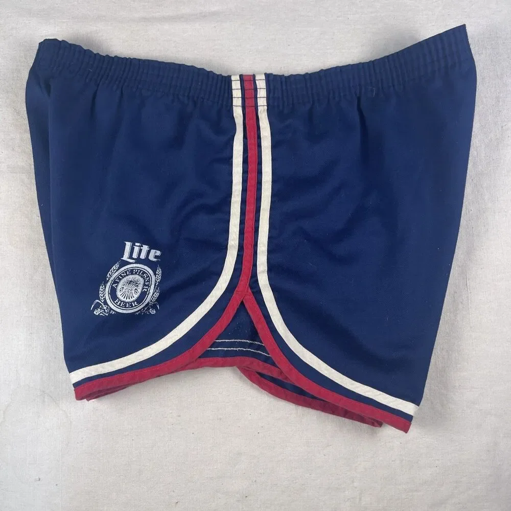 Vintage Miller Lite Gym Shorts XL
